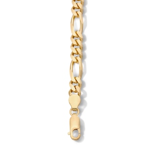 14K Gold Plated Figaro Chain Bracelet - 7.5"
