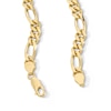 Thumbnail Image 3 of 14K Gold Plated Figaro Chain - 20"
