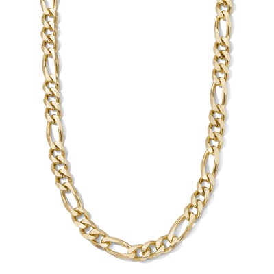 14K Gold Plated 9mm Figaro Chain - 26"