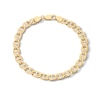 Thumbnail Image 1 of 14K Gold Plated Mariner Chain Bracelet - 8.5"