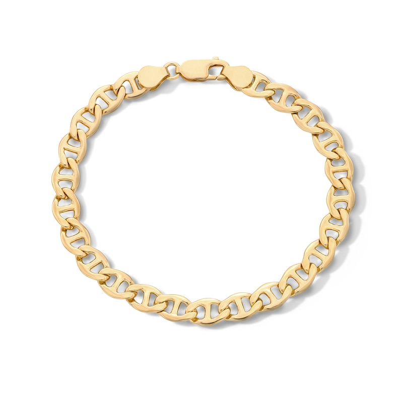 Main Image 1 of 14K Gold Plated Mariner Chain Bracelet - 8.5"