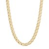 Thumbnail Image 1 of 14K Gold Plated Diamond-Cut Mariner Chain - 22"