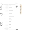 Thumbnail Image 2 of 14K Gold Plated CZ Pavé Bar Studs