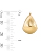Thumbnail Image 4 of 14K Gold Plated High Polish Hollow Puff Hoops
