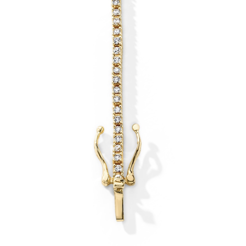 14K Gold Plated 1.5mm CZ Tennis Bracelet - 7.5"