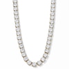 14K Gold Plated 8mm CZ Tennis Necklace - 22"