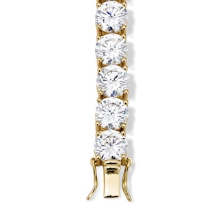 14K Gold Plated 8mm CZ Tennis Bracelet - 8.5"