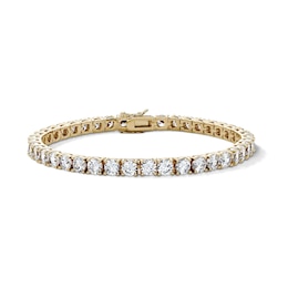 14K Gold Plated 5mm CZ Tennis Bracelet - 8.5"