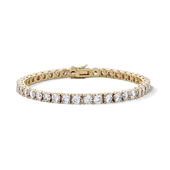14K Gold Plated 5mm CZ Tennis Bracelet - 8.5"