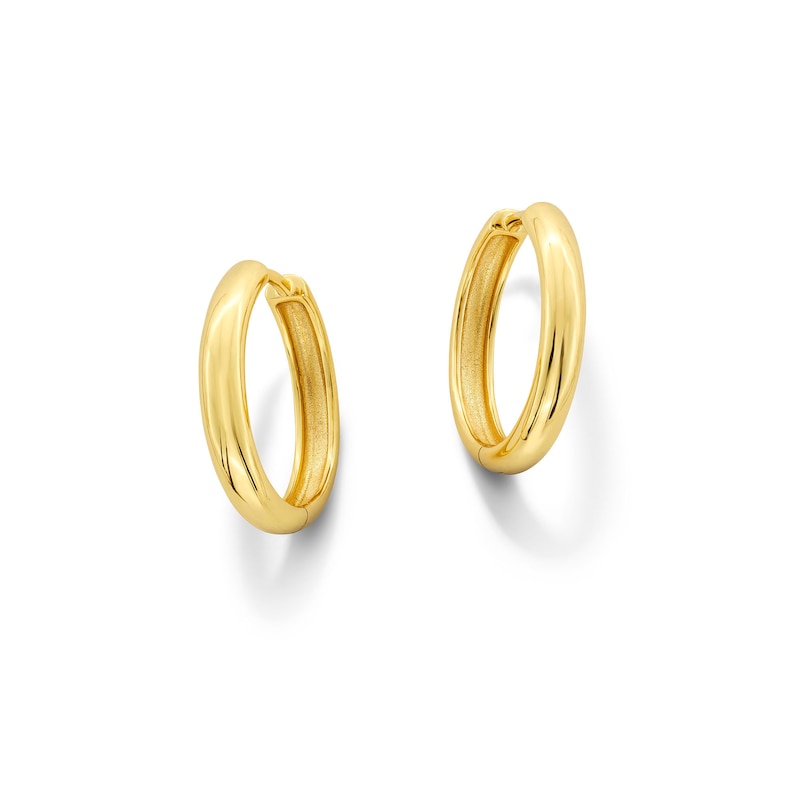 18K Gold Plated 17.6mm Hoops