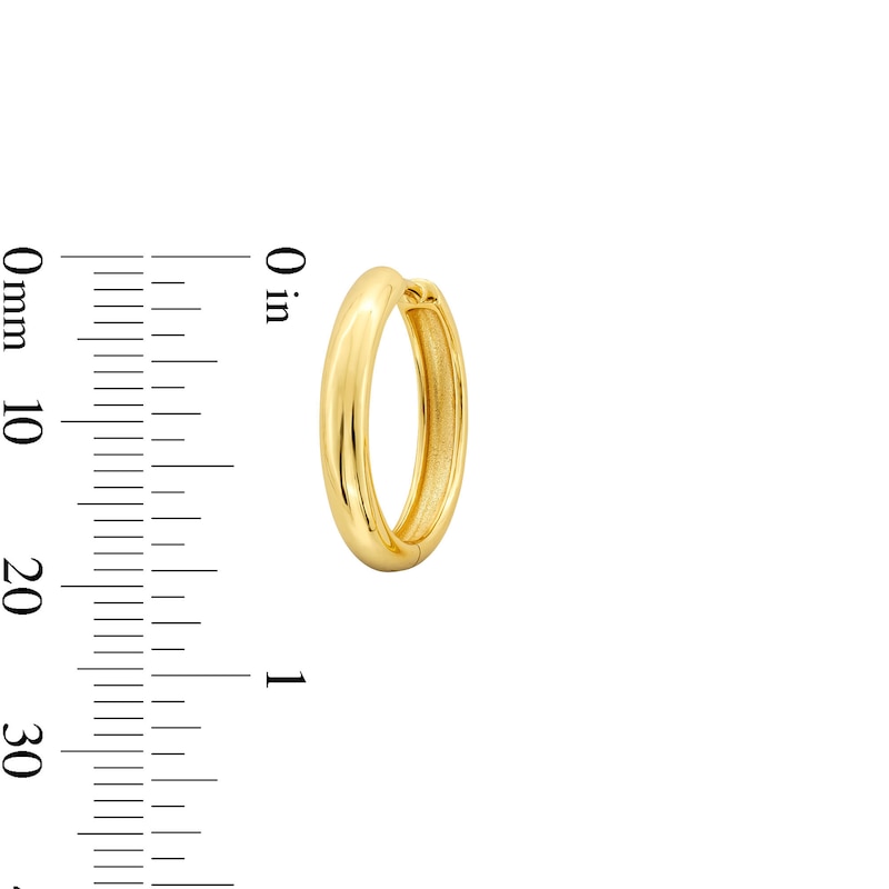 18K Gold Plated 17.6mm Hoops