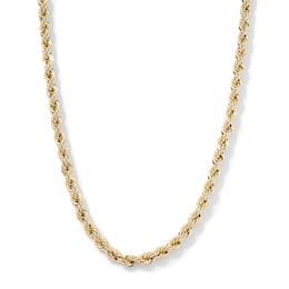 14K Gold Plated 4mm Rope Chain - 20"
