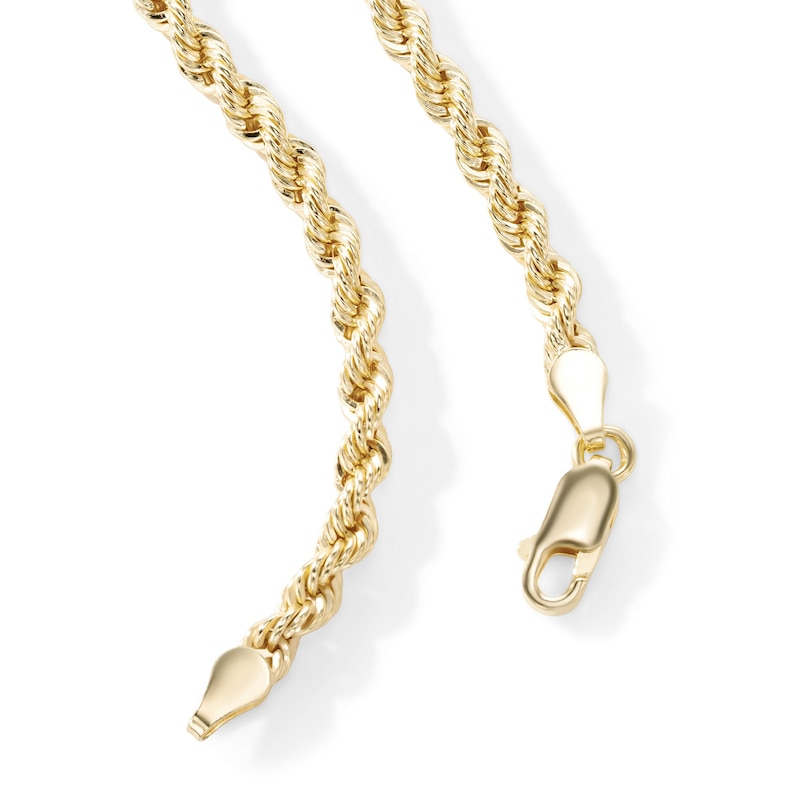 14K Gold Plated 4mm Rope Chain - 22"