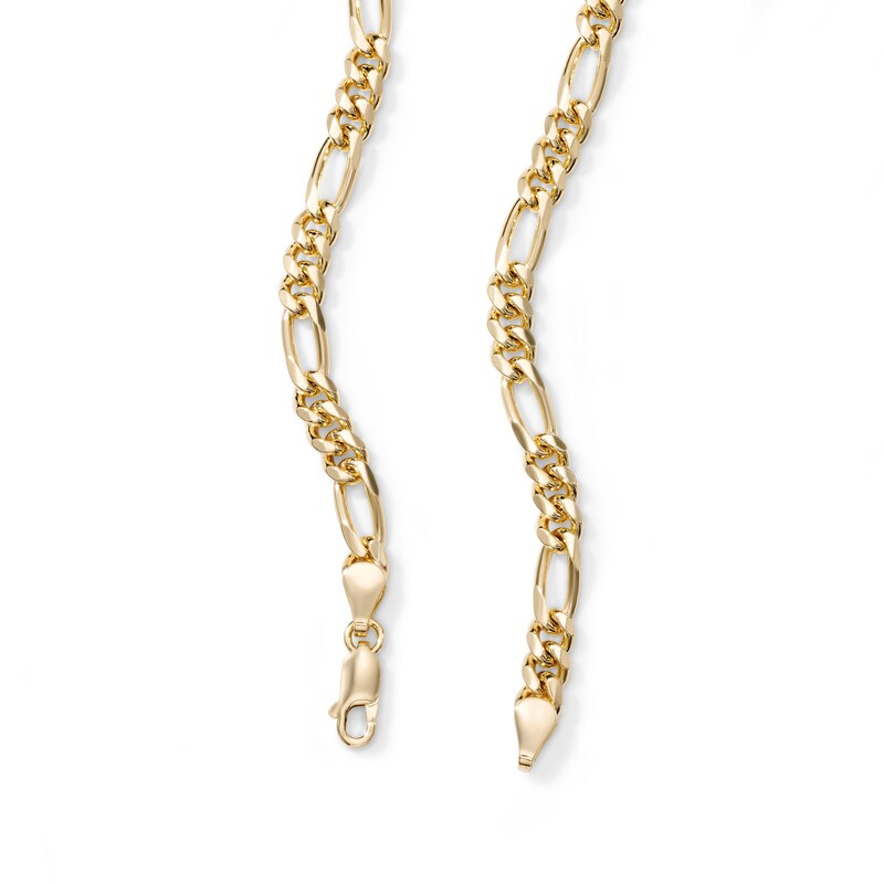 14K Gold Plated Brass Figaro Chain - 20"