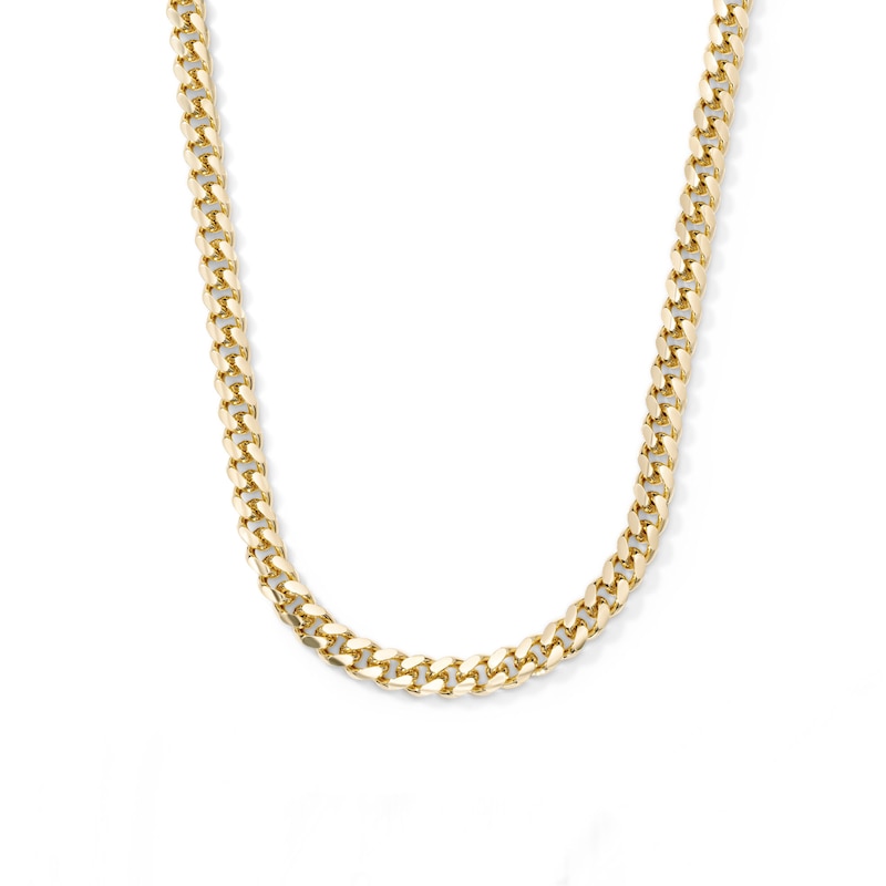 14K Gold Plated 5mm Miami Cuban Curb Chain - 22"