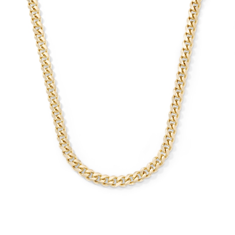 14K Gold Plated 5mm Miami Cuban Curb Chain - 20"