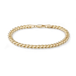 14K Gold Plated 5mm Miami Cuban Curb Bracelet - 7.5"