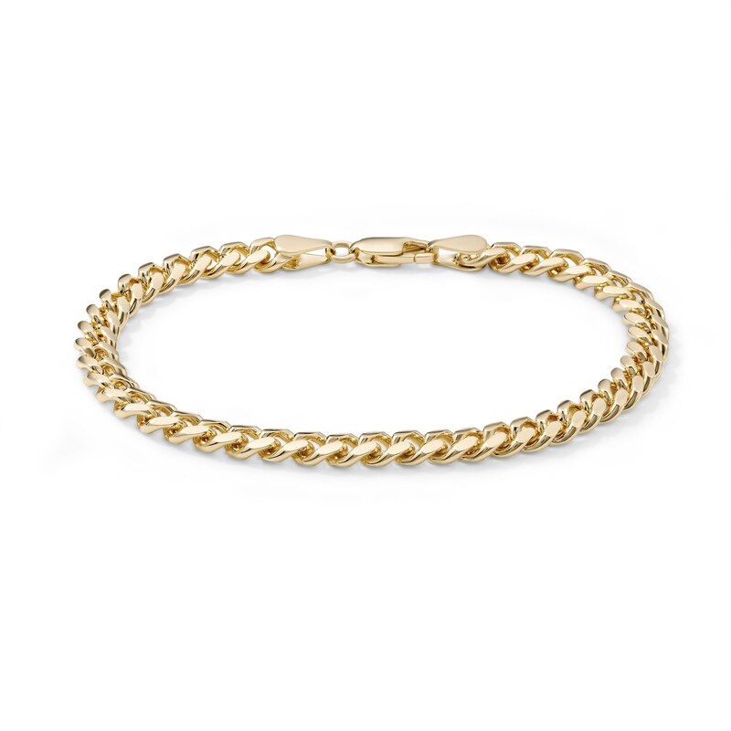 14K Gold Plated 5mm Miami Cuban Curb Bracelet - 7.5"