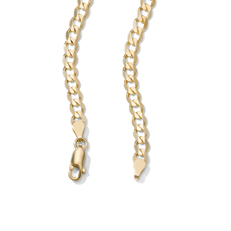 14K Gold Plated 4.6mm Curb Chain - 20"
