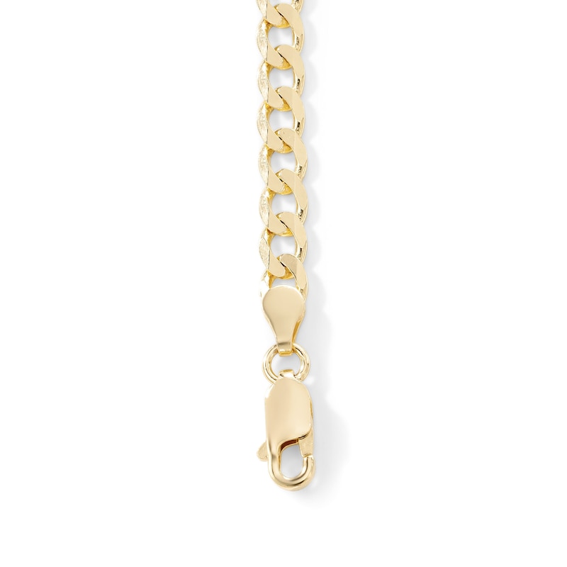 14K Gold Plated Curb Chain Bracelet - 7.5”