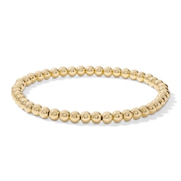 14K Gold Filled 4mm Beaded Bracelet - 7"