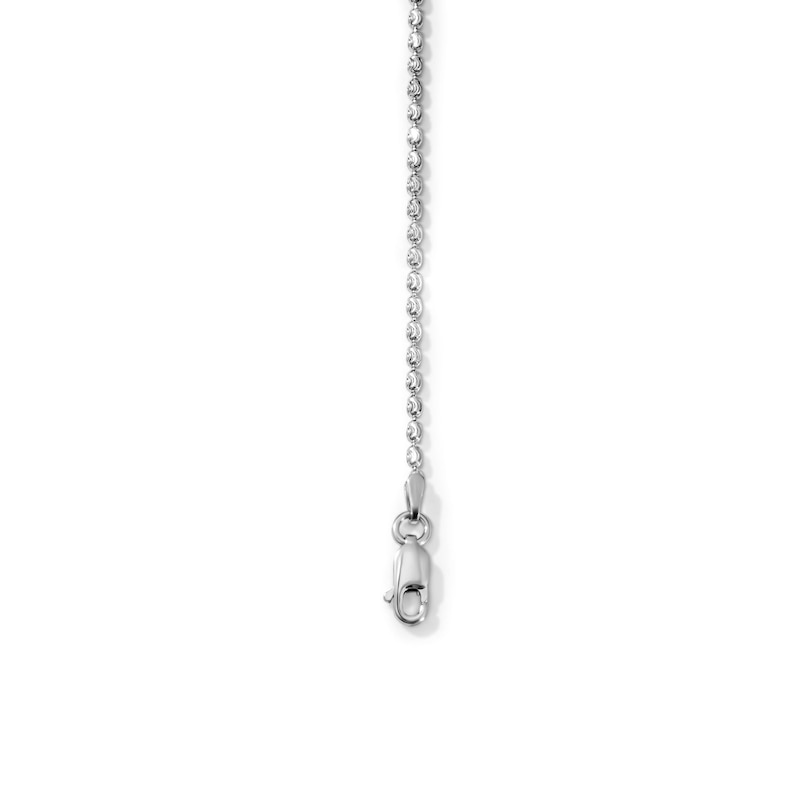 Sterling Silver 1.8mm Oval Bead Chain Anklet - 9" + 1"