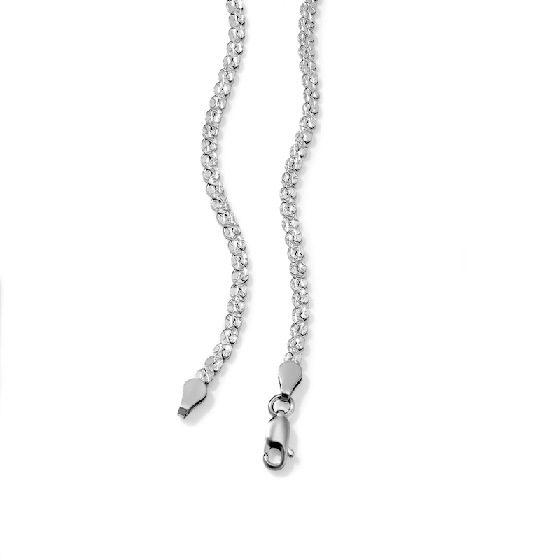Sterling Silver 3mm Serpentine Chain - 18"