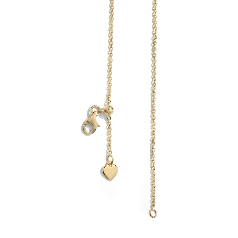 14K Gold-Plated 3-Strand Mirror Cable Chain - 16" + 4"