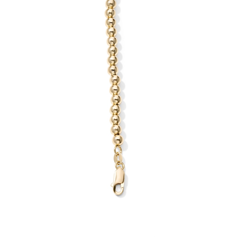 Child's 14K Gold-Plated 5mm Bead Chain Bracelet - 6"