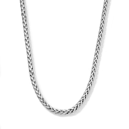 Sterling Silver 3.2mm Triple Wheat Chain - 22"