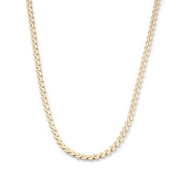14K Gold-Plated 2.85mm Serpentine Chain - 18"