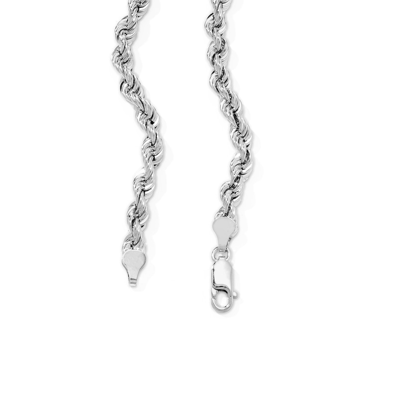 Silver-Plated 5.5mm Rope Chain - 20"