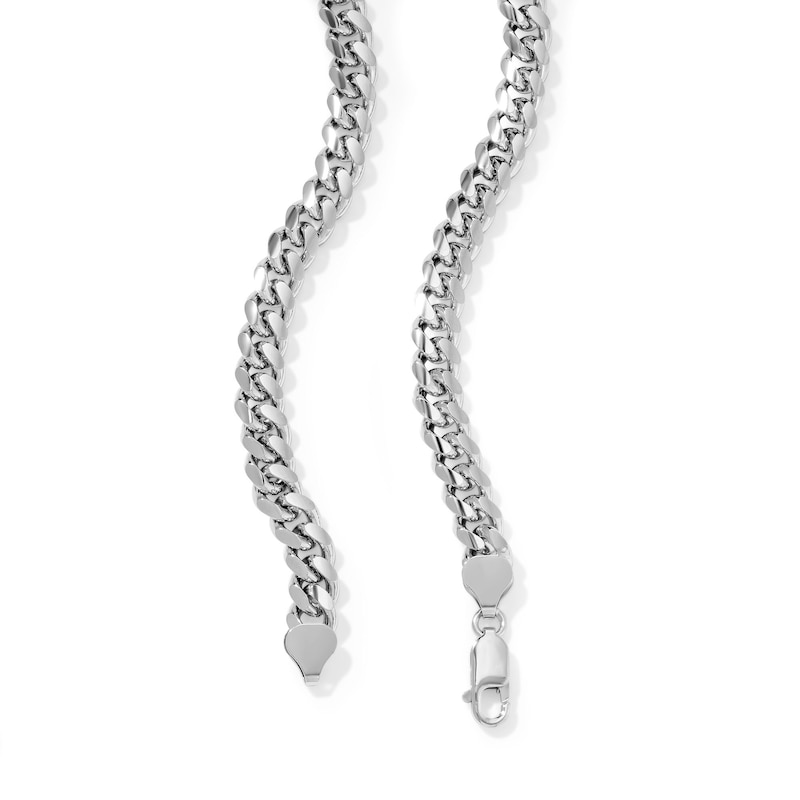 Silver-Plated 7mm Cuban Curb Chain - 24"