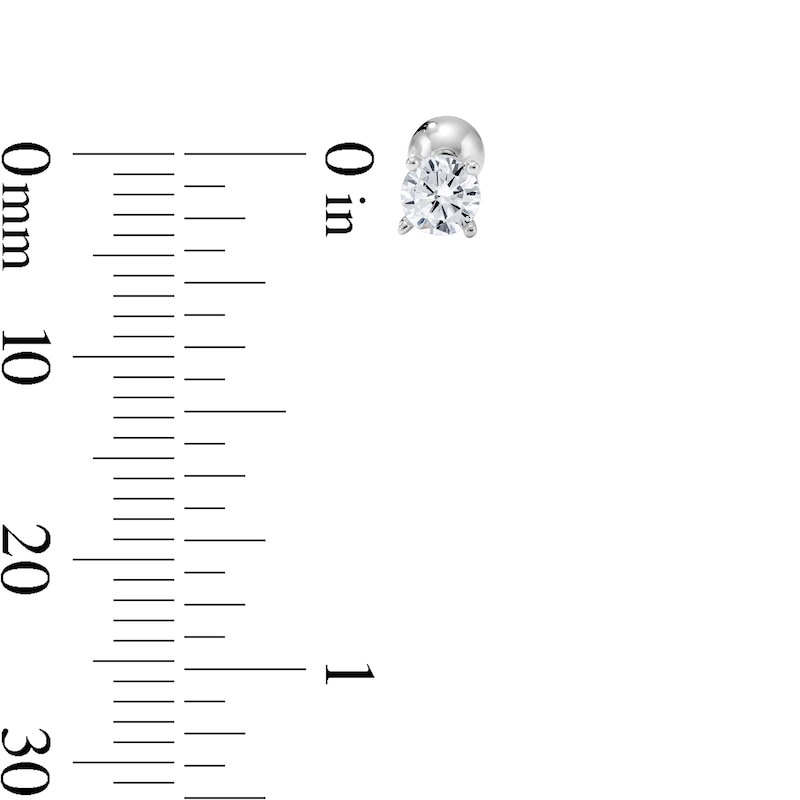 Child's Sterling Silver 4mm CZ Studs