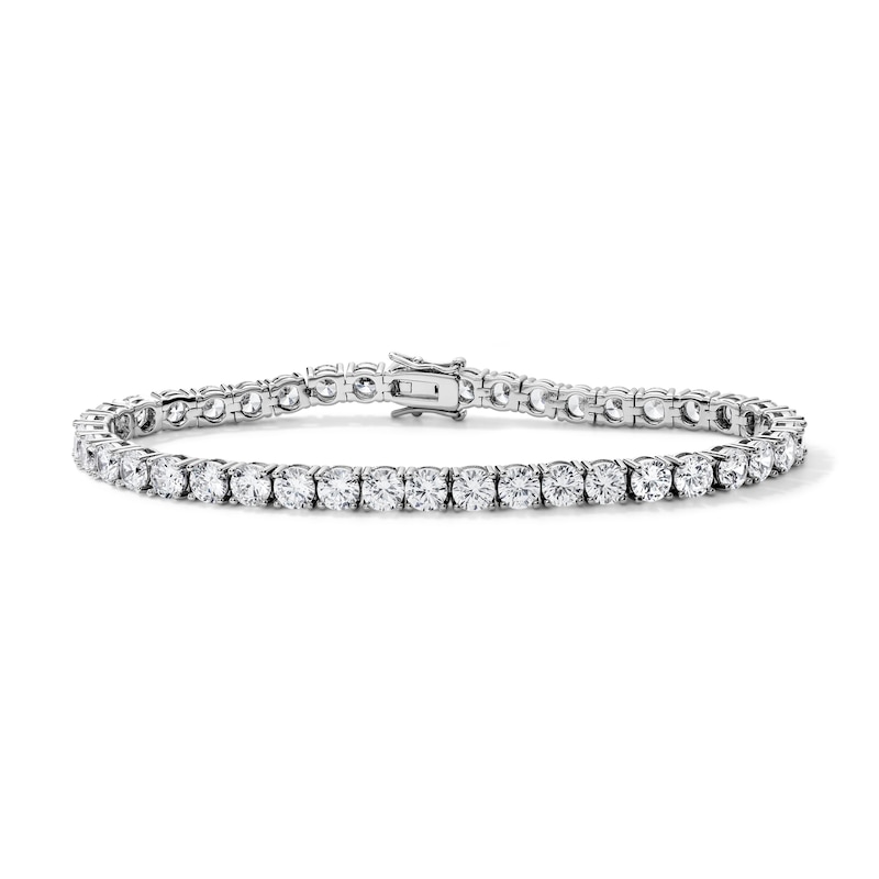 Silver-Plated 5mm CZ Tennis Bracelet