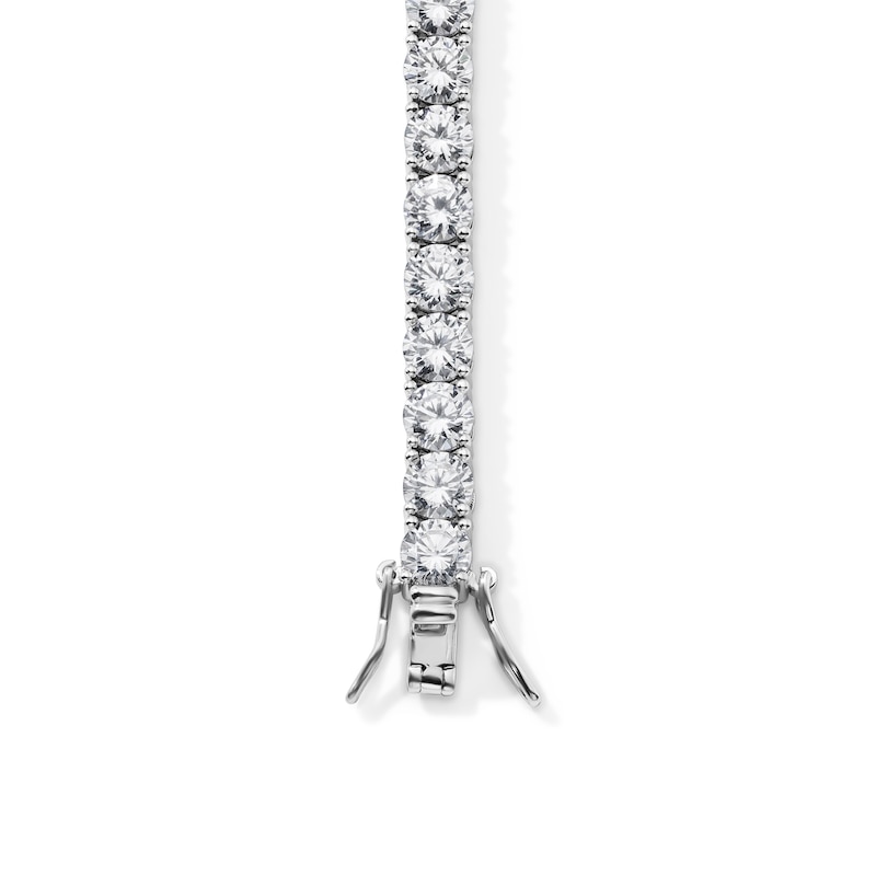 Silver-Plated 5mm CZ Tennis Bracelet