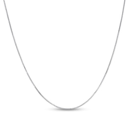 Solid Sterling Silver 1mm Box Chain - 20"