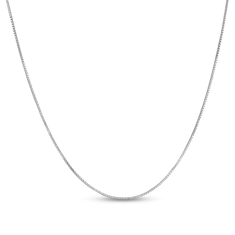 Solid Sterling Silver 1mm Box Chain