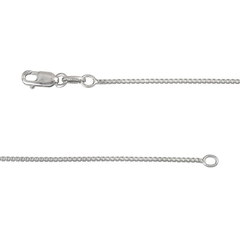 Solid Sterling Silver 1mm Box Chain