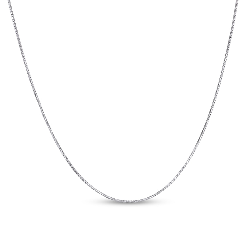 Solid Sterling Silver 1mm Box Chain - 16"