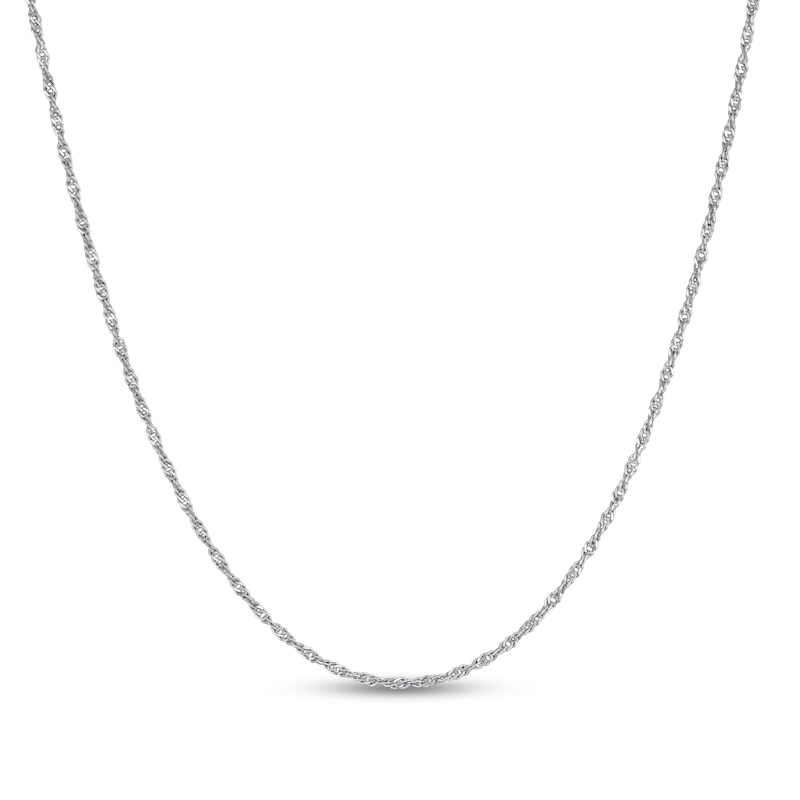 Solid Sterling Silver 2mm Singapore Chain