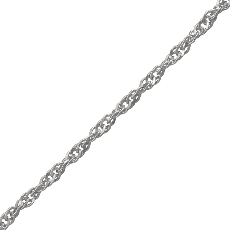 Solid Sterling Silver 2mm Singapore Chain