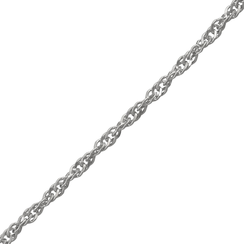 Solid Sterling Silver 2mm Singapore Chain - 16"