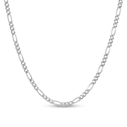 Solid Sterling Silver 5.6 Figaro Chain - 24"