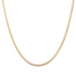 14K Gold-Plated 2.7mm Snake Chain - 16" + 2"