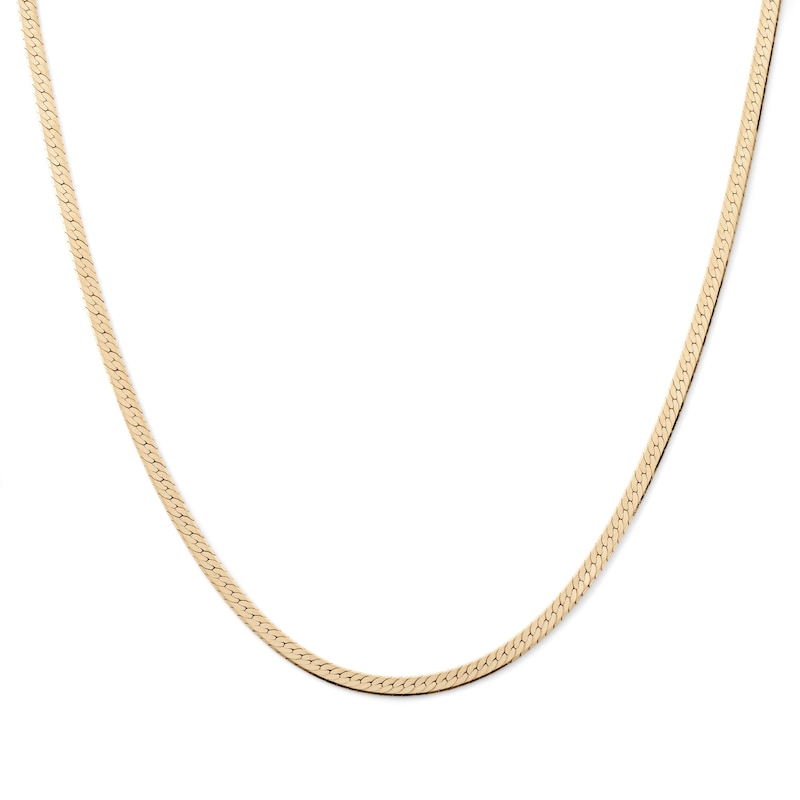 14K Gold-Plated 2.7mm Snake Chain - 16" + 2"