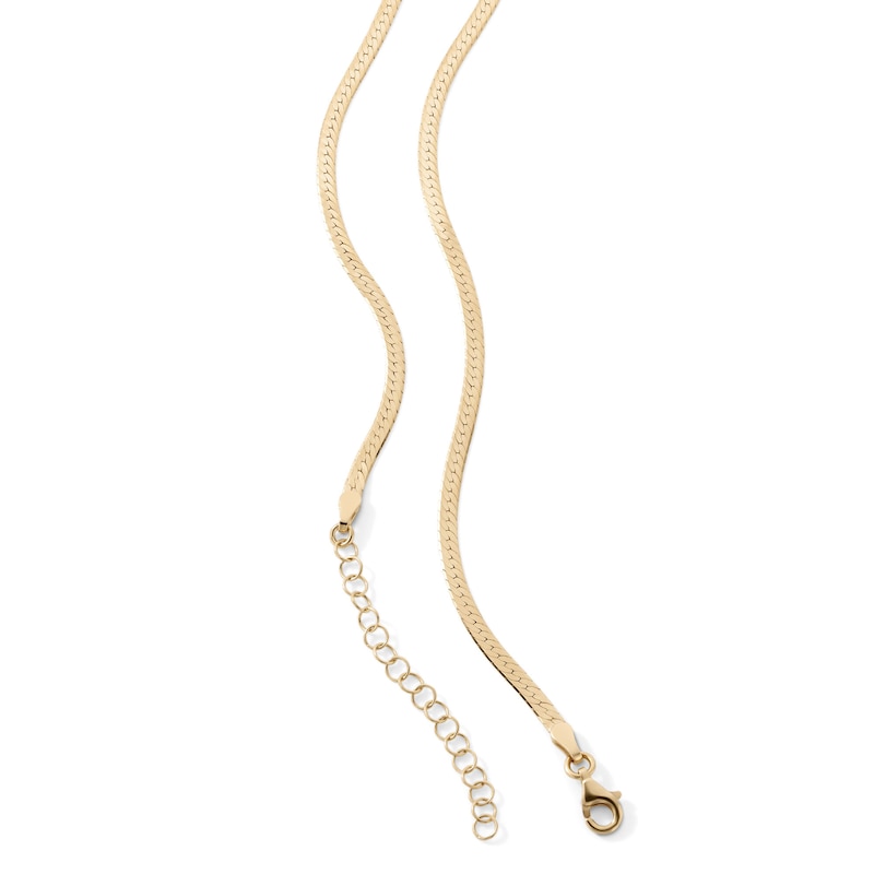 14K Gold-Plated 2.7mm Snake Chain - 16" + 2"
