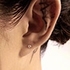 10K Solid Gold CZ Studs - 3mm