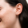 10K White Gold 4mm Ball Stud Earrings
