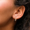 13mm Diamond-Cut Hoop Earrings in 10K Gold